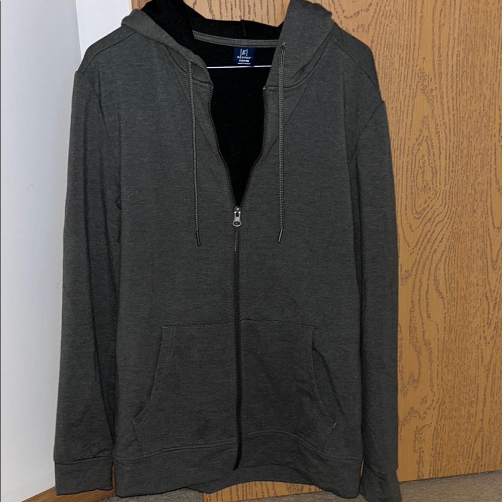 Men's Dark Green Hoodie Sweater
